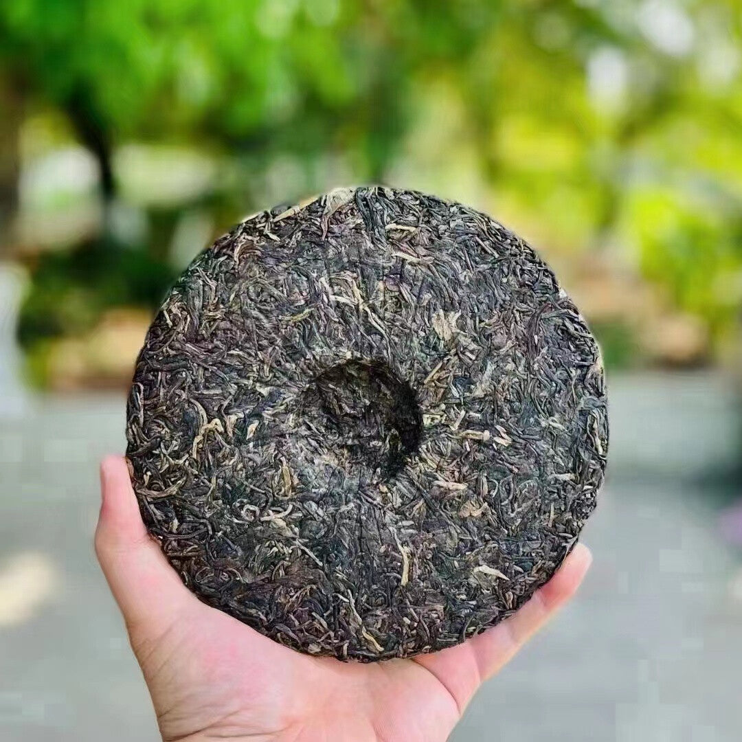 357G Yunnan Senior Pu'er Tea 2013 Lancang Old Pu'er Raw Tea Cake Pu'er Cake Tea -