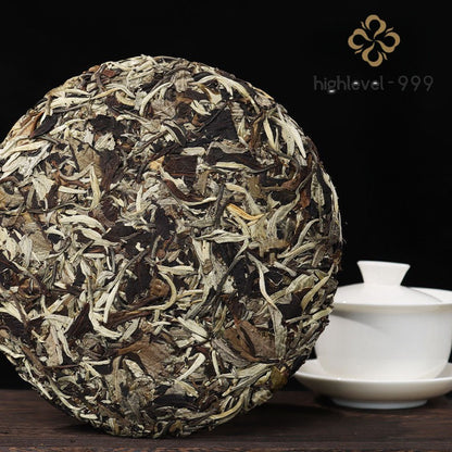357g White Tea Cake Yueguangbai Yunnan Ancient Tree Aged White Tea