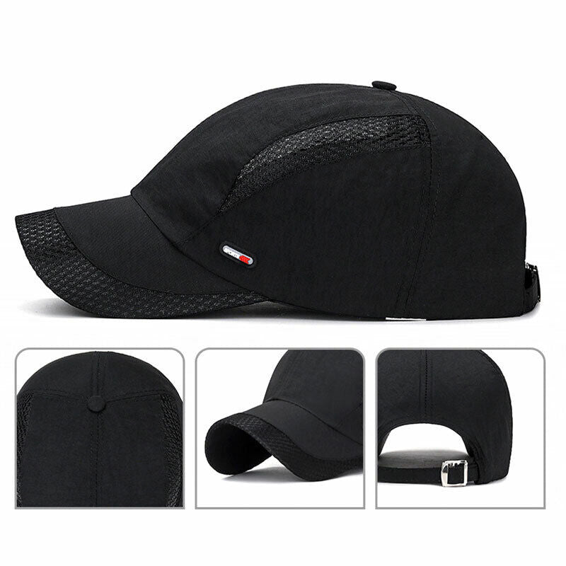Baseball Cap Men Women QuickDry Breathable Cap Outdoor Sports Hiking Cycling Hat