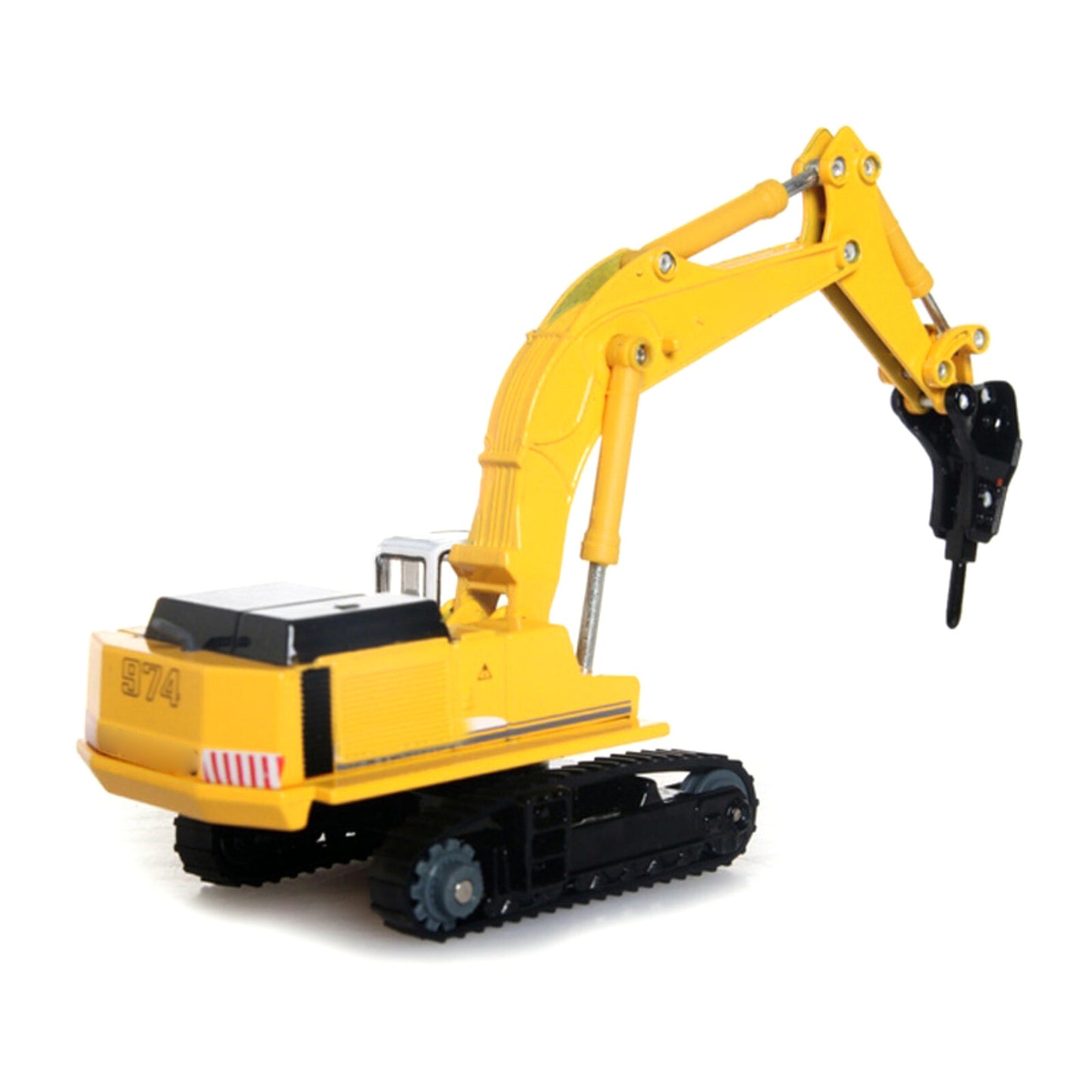 16.8cm Alloy 1/87 Tracked Broken Machine Construction Vehicle Model Decor