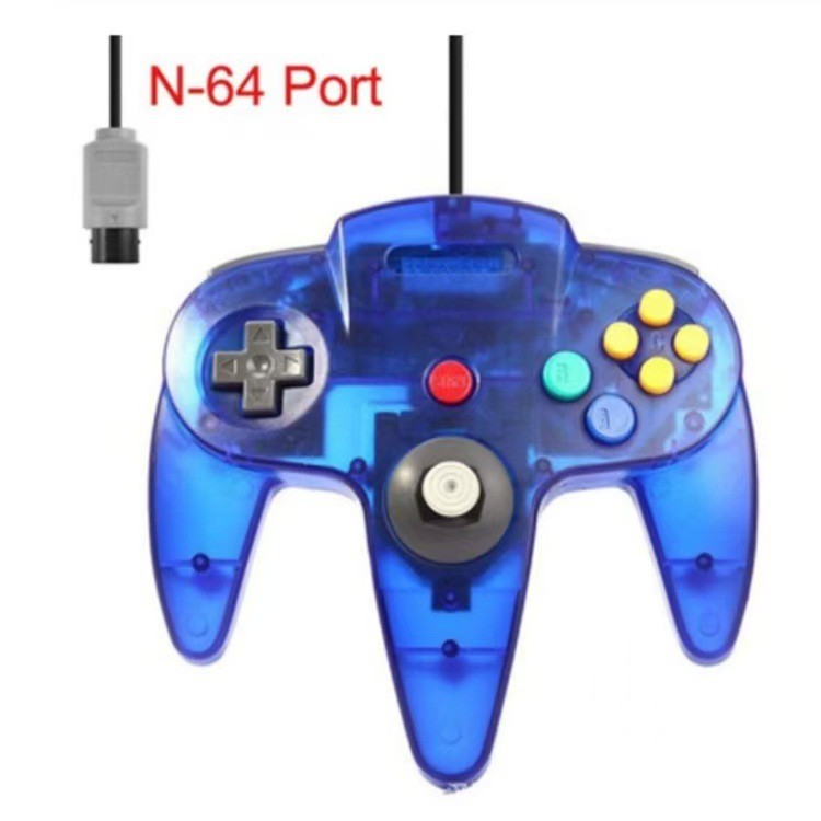 New Wired Controller Joystick Compatible With Nintendo 64 N64 Video Game Console