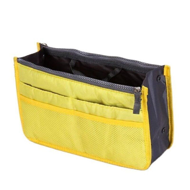 Organizer Insert Bag Women Nylon Travel Handbag Purse Large liner Cosmetic Bag