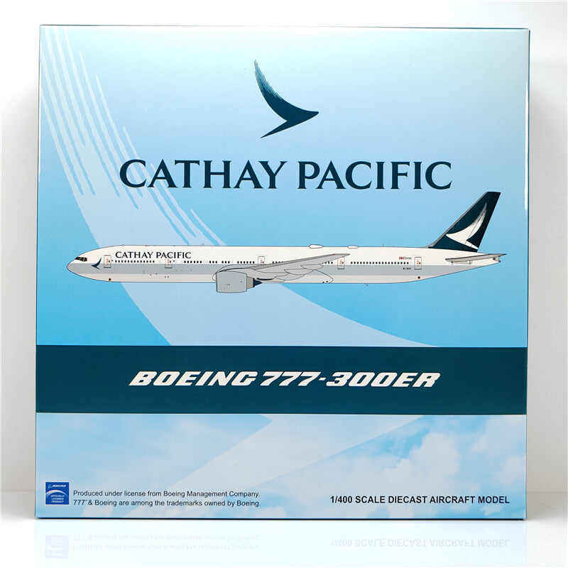 1:400 JC Wings CATHAY PACIFIC BOEING B777-300ER Airplane Diecast Aircraft Model