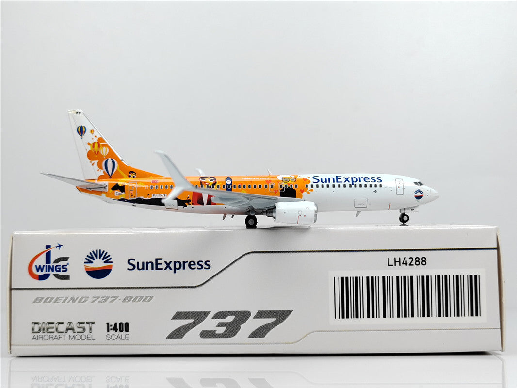 1:400 JC Wings SunExpress BOEING B737-800 Passenger Airplane Diecast Model