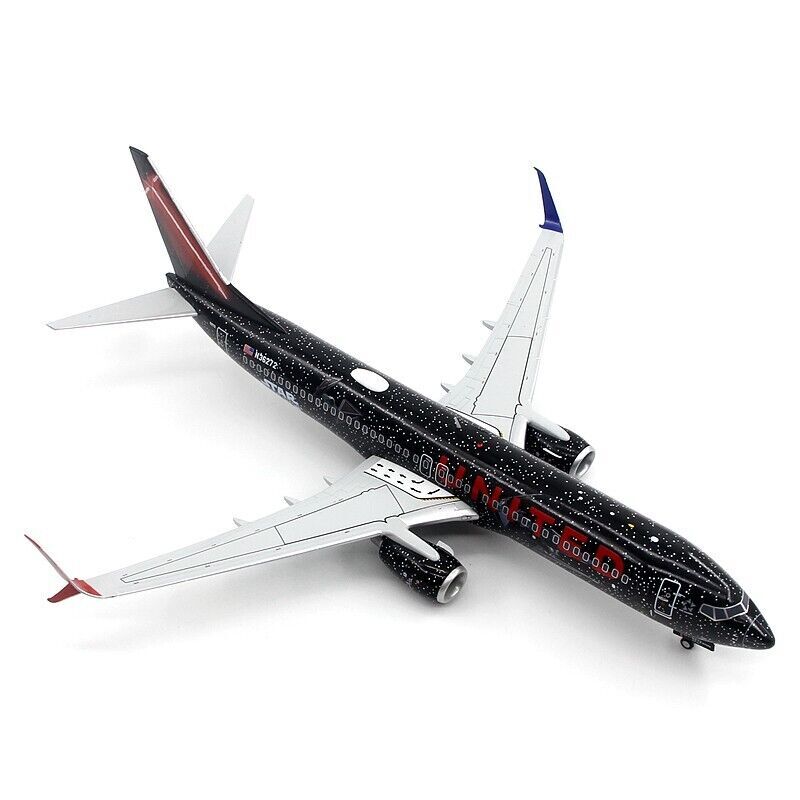 1:200 JC Wings United Airlines BOEING 737-800 Passenger Airplane Diecast Model