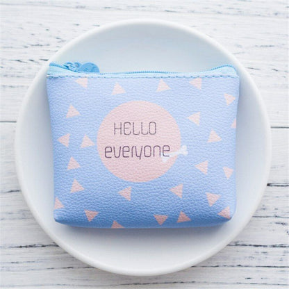 Women's Wallet Small Coin Pouch Bag Female Purse PU Leather Mini Money Key Card