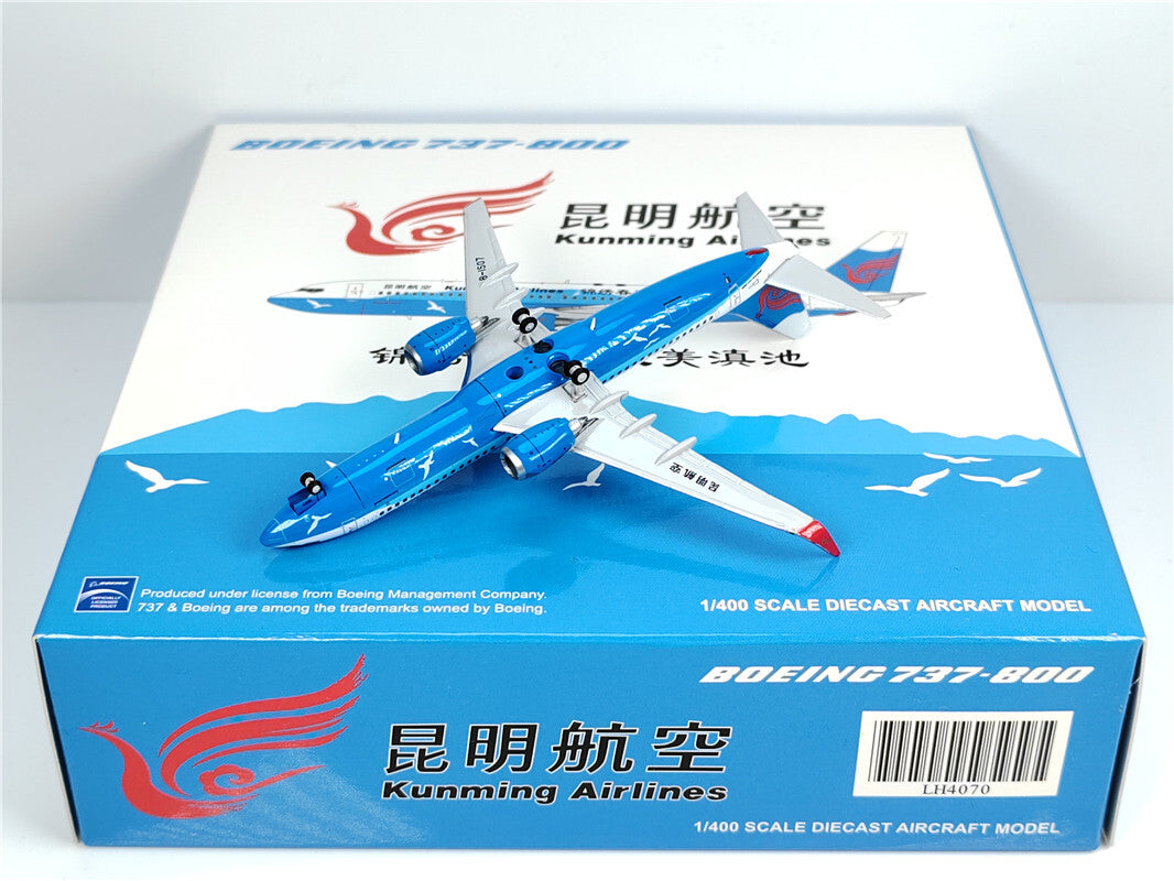 1:400 JC Wings KUNMING AIRLINES BOEING B737-800 Airplane Diecast Aircraft Model
