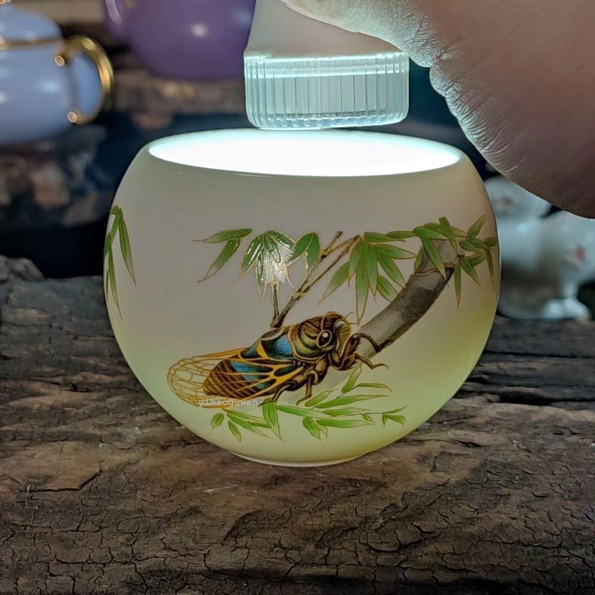 160ML！！！Ancient Chinese Colored Insect Master Tea Cup