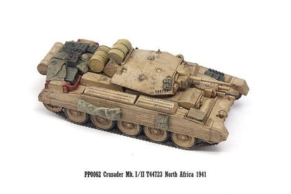 S-Model 1/72 PP0062 Crusader MK.Ⅰ/Ⅱ T44723 Tank North Africa 1941 Model+platform