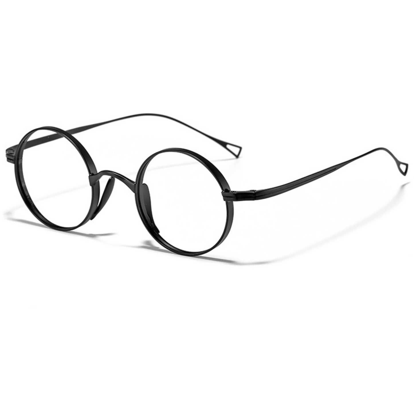 45mm Retro Round Eyeglass Frames Titanium Glasses Men Women Lightweight Fashion