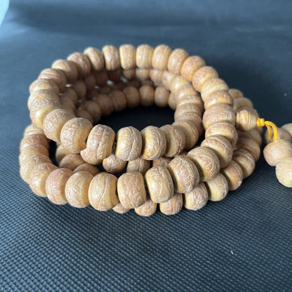 108 Beads Nepal Tibetan Phoenix Eye Bodhi Bracelet Turmeric Skin Mala Universal