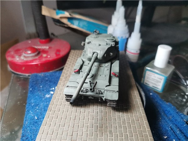 3D Printed 1/72 British FV215B (183) Tank Model Finished Product