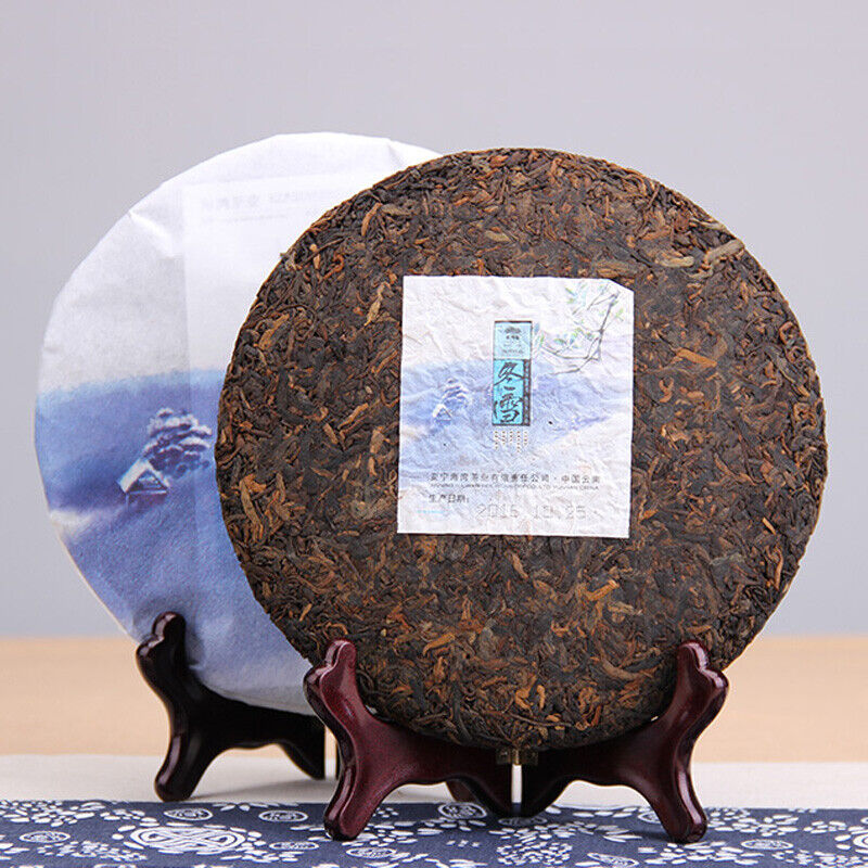 Winter Snows * Haiwan 2016 Dong Xue Shu Pu Erh Tea Pu'er Ripe Puer Gelanghe 400g