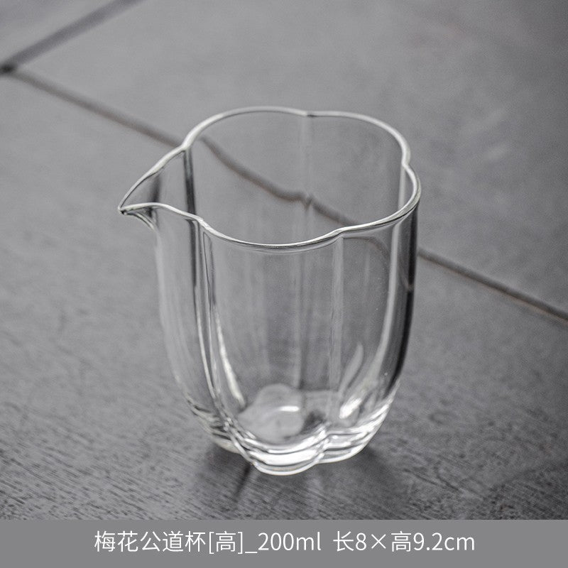 1pc Glass Fair Cup Thickening Tea Set Handmade Single Tea Cup