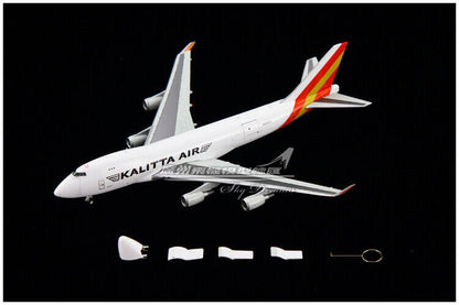 1:400 JC Wings KALITTA AIR BOEING 747-400F Airfreighter Airplane Diecast Model