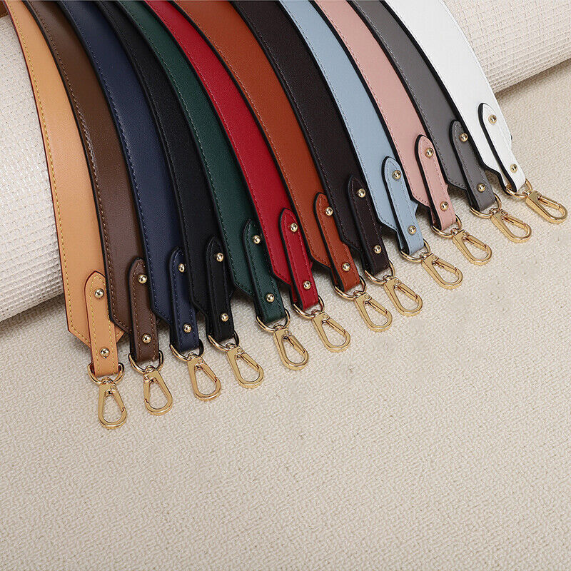 PU Leather Replacement Belt Bucket Bag Shoulder Strap Solid Color Bag Belt ⌒