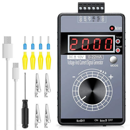1Pcs Digital 4-20mA 0-10V Voltage Signal Generator 0-22mA Current Transmitter