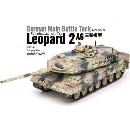 Panzerkampf 1/72 German Leopard 2A6 Main Battle Tank Desert Painted model