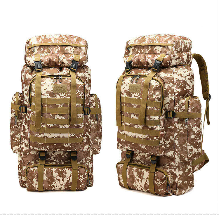 Molle Tactical Backpack Military Hiking Camping Backpack Rucksack Sports Bag