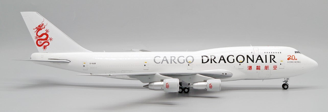 1:200 JC Wings Dragonair Cargo BOEING B747-300 Airplane Diecast Aircraft Model