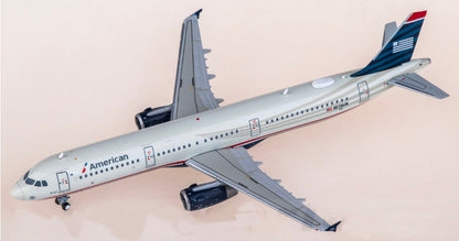 1:400 Geminijets American Airlines Airbus A321 Passenger Airplane Diecast Model
