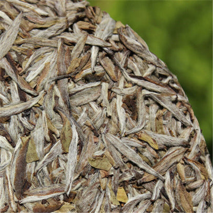 300g White Tea Cake Chinese Fuding Old Natural White Tea Organic Silver Needle