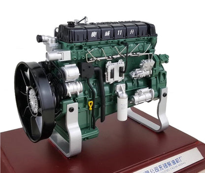 1:12 FAW Jiefang Xichai CA6DM Engine, Aowei 11L Machine Equipment Diecast Model