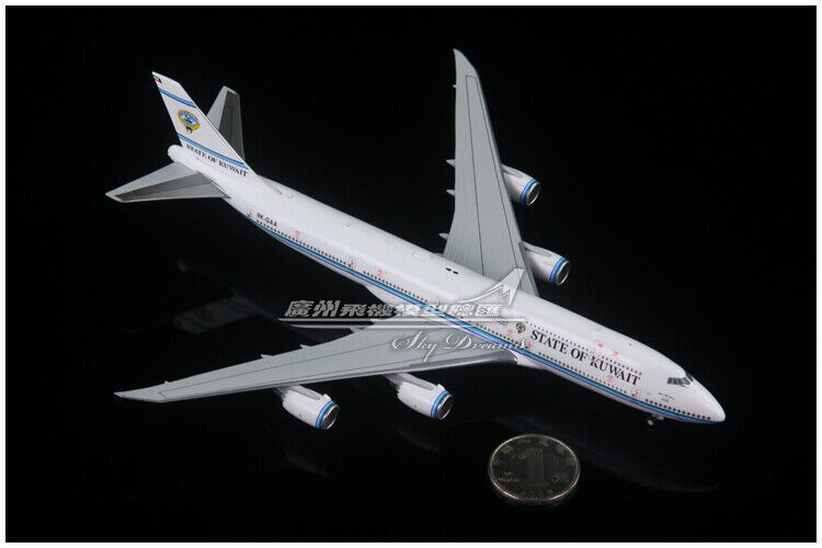 1:400 JC Wings STATE OF KUWAIT BOEING 747-8 Passenger Airplane Diecast Model