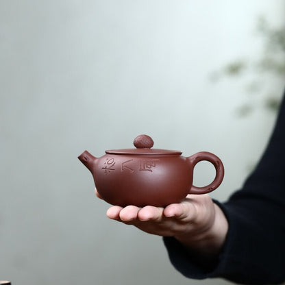 Handmade Tea Pot China Original Ore Real Yixing Zisha Dicaoqing Clay Marked Pots