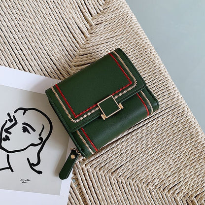 Wallet Cute Student Short Wallets Small Fashion Purse Coin Purse Card Holder 1PC