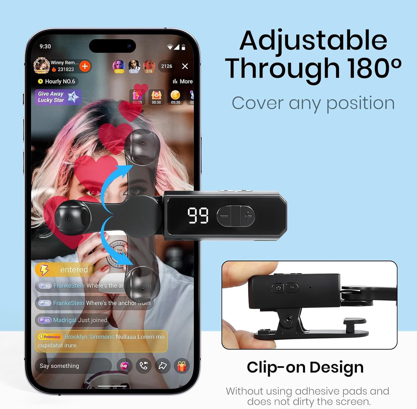 Auto Clicker Smart Tapper for Iphone Ipad Android Tiktok - Auto Touch Device wit