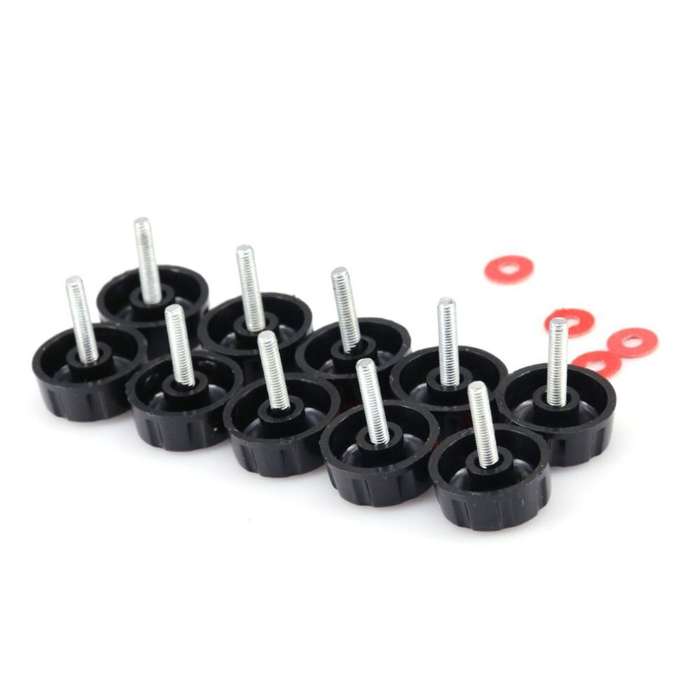 10pcs Fishing Reel Handle Grip Screws Nuts Fishing Spinning Wheel Arm Screw Cap
