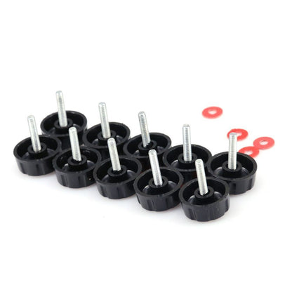 10pcs Fishing Reel Handle Grip Screws Nuts Fishing Spinning Wheel Arm Screw Cap
