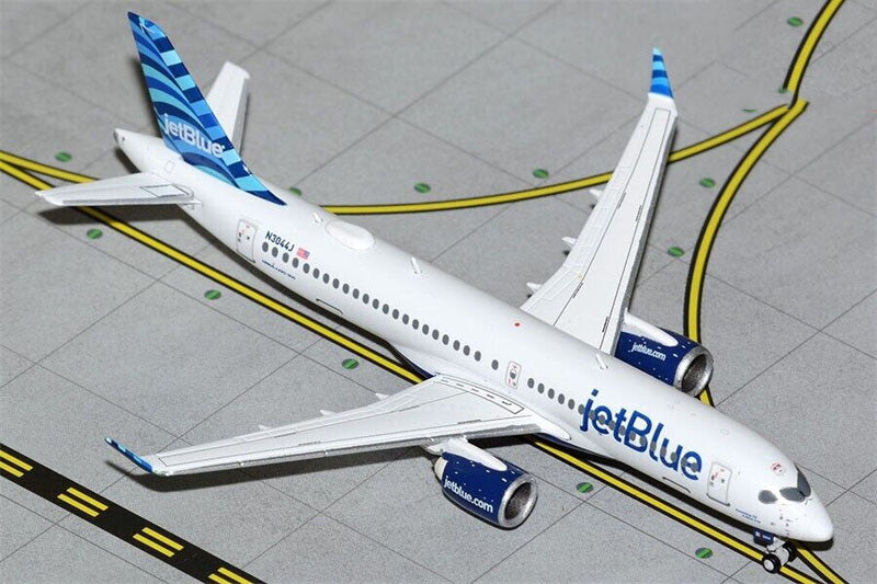 GeminiJets jetBlue for AIRBUS A220-300 N3044J 1/400 Aircraft Pre-built Model