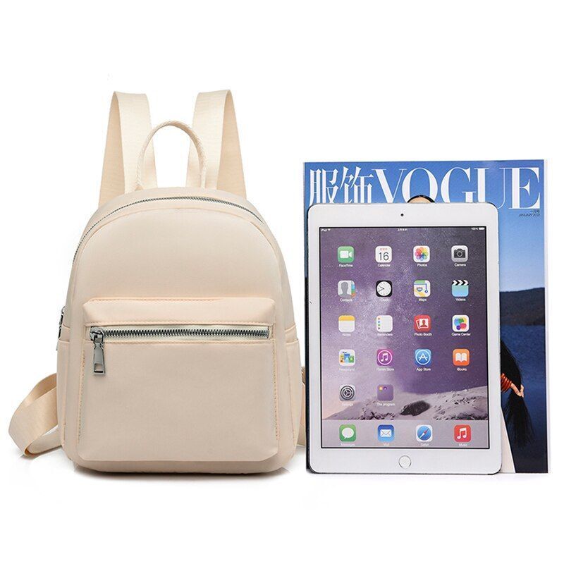 Waterproof Oxford Backpack School Bag Travel Small Bags Multifunction 21*9*25 CM