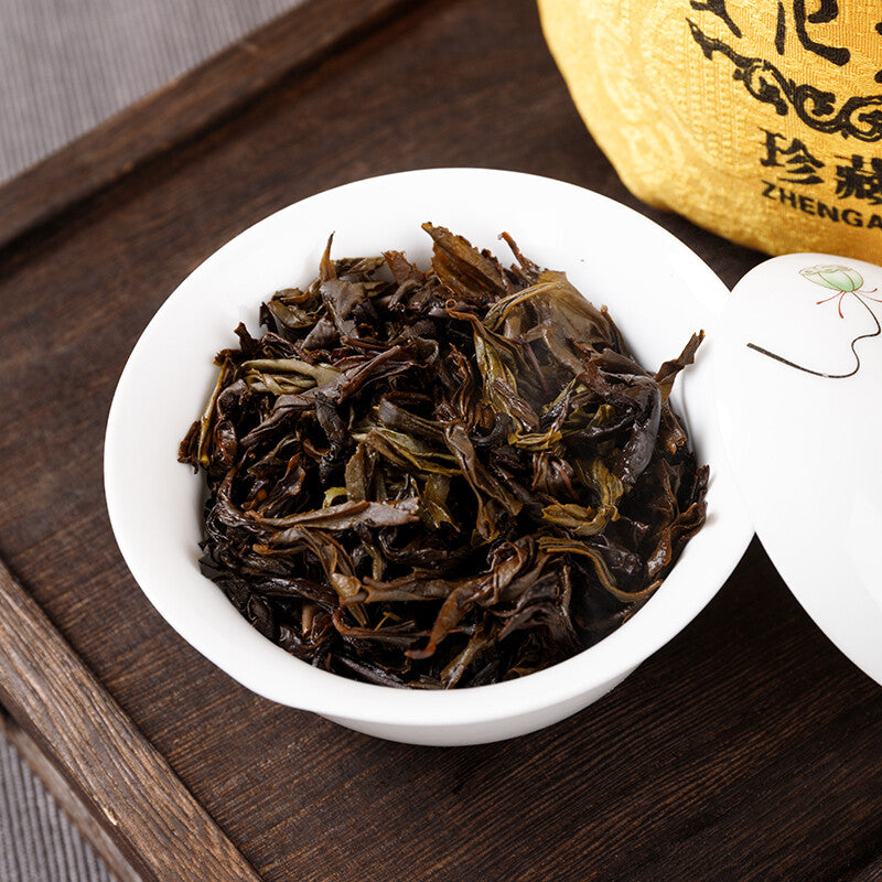 Tian Jian Dark Tea in Cotton Bag Heavenly Tips Hunan Anhua Tianjian Hei Cha 500g