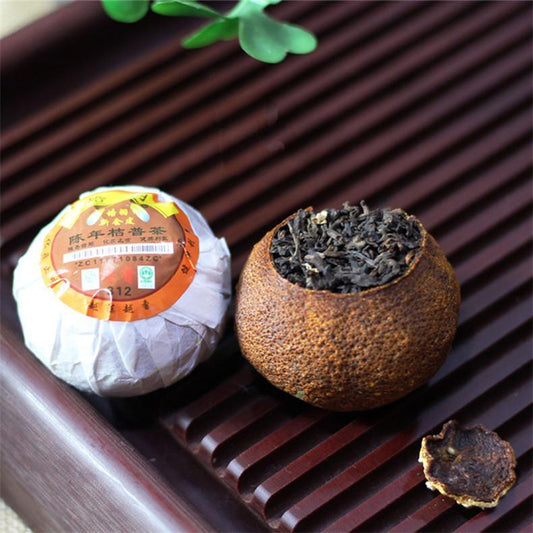 250g Yunnan Pu'er Tee Orange Puer Gekochter Tee Tangerine Peel Verpackung Puerh