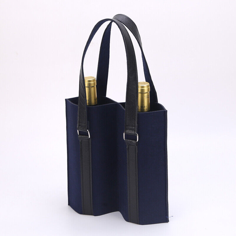 Wine/beer Bag Felt Beer Wine Protective Handbag Storage Bag Portable Carrier