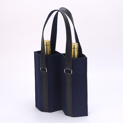 Wine/beer Bag Felt Beer Wine Protective Handbag Storage Bag Portable Carrier