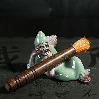 Chinese JiGong statue buddha small size rack for pot maintaining brush porcelain