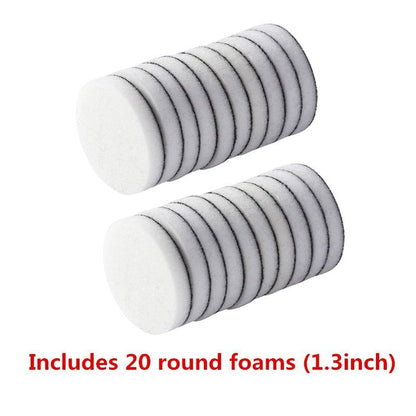 Scrapbooking Stamping Tool Round Domed Foam Refill Mini Ink Blending Jar 10-50Pc