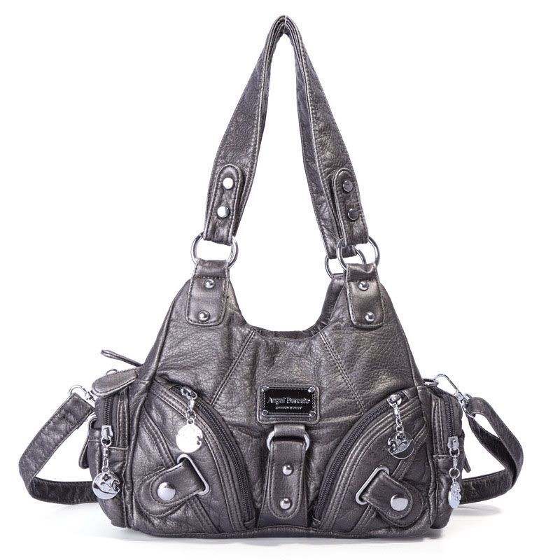 Handbags Luxury Soft Synthetic Leather Shoulder Bags Large Shopping Tote Purses