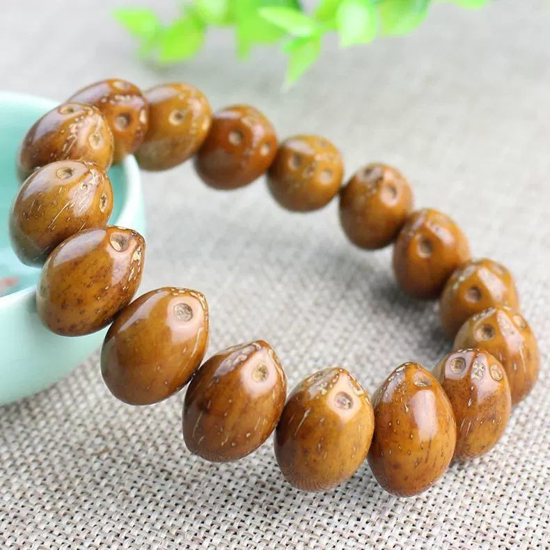 Wealth Mouse Bodhi Purple Gold Mouse Bead Bracelet Prayer Beads Hand Accessory