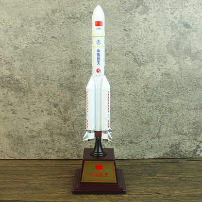 1:300 26CM China Long March CZ-5 Carrier Rocket Diecast Aerospace Model