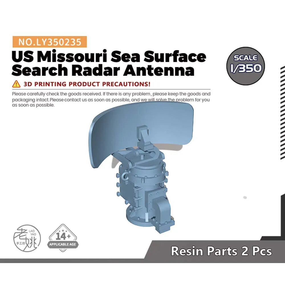 Yao's Studio LY350235 1/350 Model US Missouri Sea Surface Search Radar Antenna