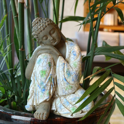 Garden Statues of Meditation Zen Buddha Decoration Yard Porch Home Figurines