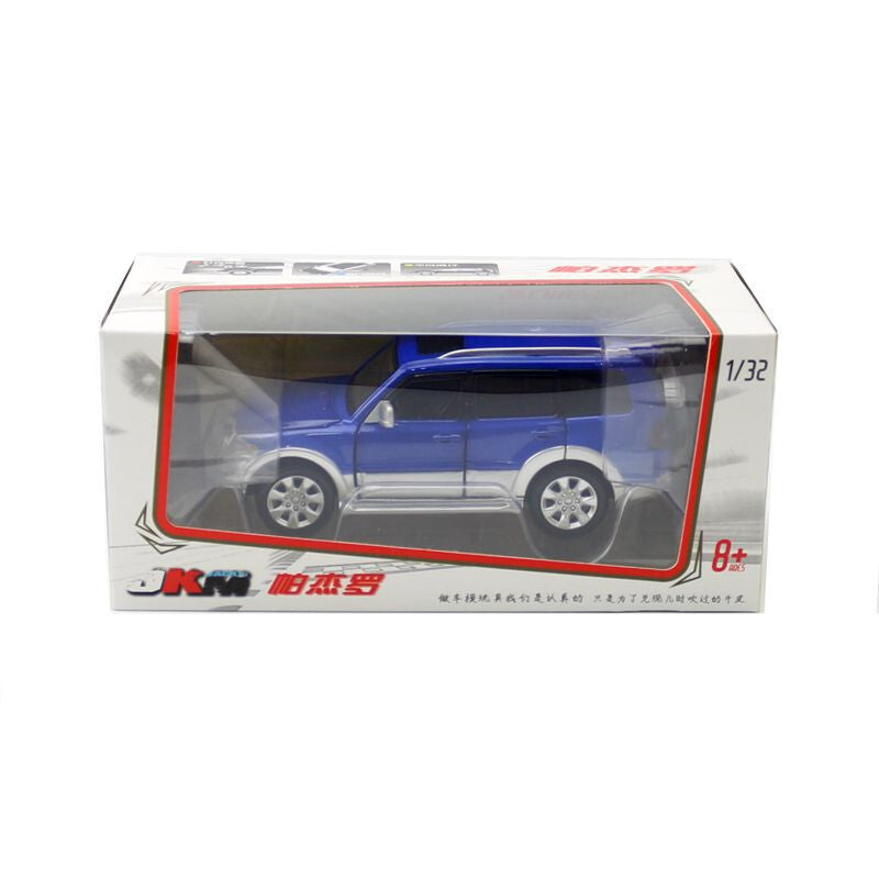 1:32 Diecast Mitsubishi Pajero Metal Car Model Toy Door Open Sound Light Gift