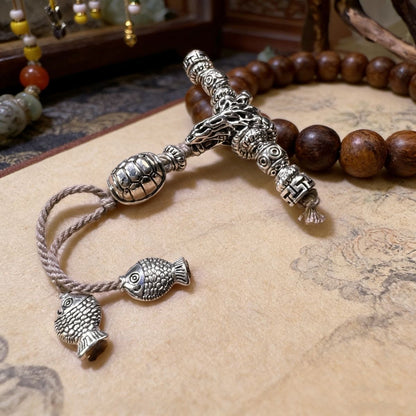 Vintage Alloy Goat Three Way Bead Universal Shaft Wenwan DIY Accessory Bulk Set