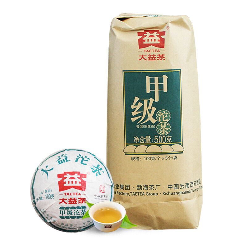 TAETEA Jia Ji Tuo Cha * 2019 Dayi Pu'er Tea Raw Tea Grade A Tuocha 1901 500g