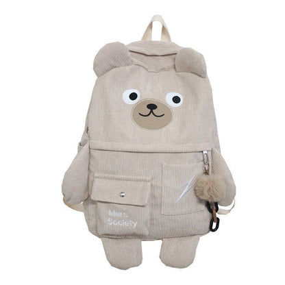 Backpacks Cute Multi-pockets School Bags Large 30*13*43 CM Polyester 20-35 L 1PC